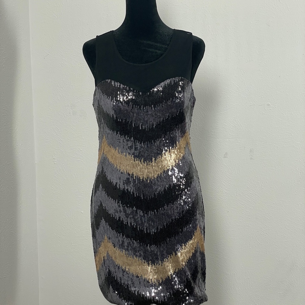 As U Wish Midi Bodycon Sequined Dress